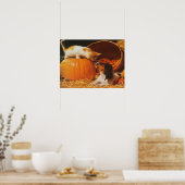 Keuken-, pompoen- en papaverdrukken poster (Keuken)