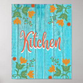 keuken poster