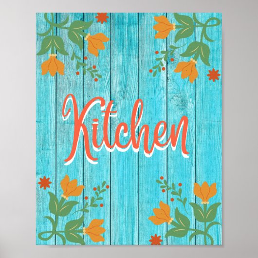 keuken poster (Voorkant)