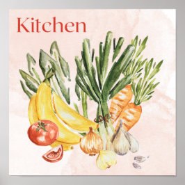 keuken, poster