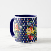 keuken - Quilt - Mok van Floral Textile (Voorkant links)