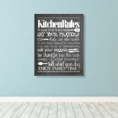 Keuken regels Canvas Afdruk (Insitu (Houten vloer))