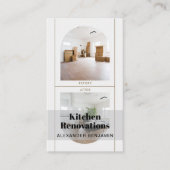 Keuken Renovaties Foto QR Code Visitekaartje (Voorkant)
