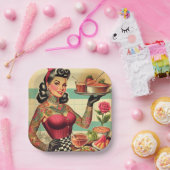 Keuken Restaurant Pin-up Papieren Bordje (Feest)