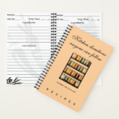 Keuken Richtingen receptenboek Notitieboek (Binnen)
