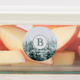 Keuken Rustisch bosmonogram Product Waterdicht Labels