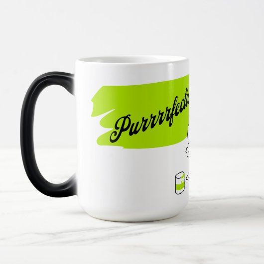 Keuken schilderen "Verontreiniging!" op de muur. Magische Mok (Links)