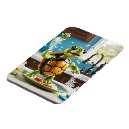 Keuken schildpad magneet 2 (Linkerzijde)