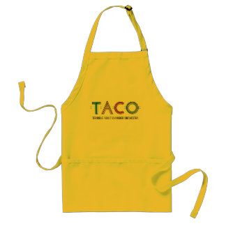 Keuken schort voor TACO musici die graag koken!