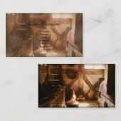 keuken, sjabloon voor visitekaartjes (Voorkant / Achterkant)