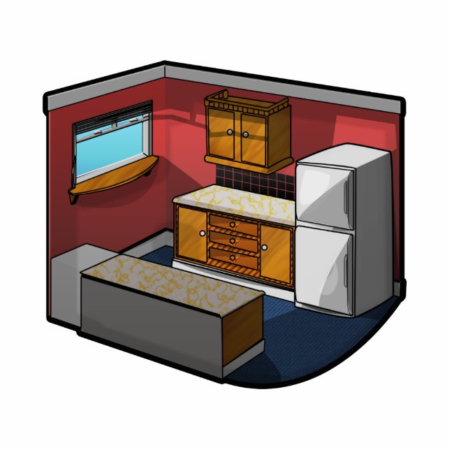 keuken staand fotobeeldje  (Voorkant)