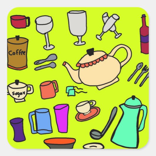 Keuken sticker (Voorkant)