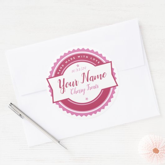 Keuken Sticker Bakkerij Label Personaliseren (Envelop)