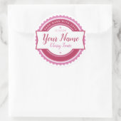 Keuken Sticker Bakkerij Label Personaliseren (Tas)