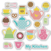 Keuken sticker set (Voorkant)