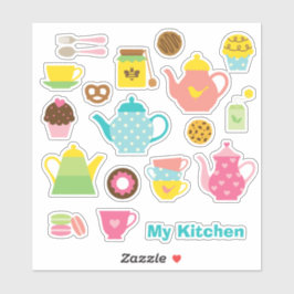 Keuken sticker set