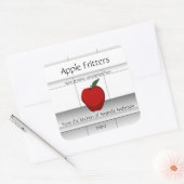 Keuken Tegels Vierkant Product Label Appelfritters (Envelop)