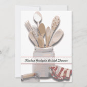 Keuken Thema Vrijgezellenfeest Aangepaste Uitnodig Kaart (Voorkant)