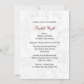 Keuken Thema Vrijgezellenfeest Aangepaste Uitnodig Kaart (Achterkant)