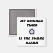 Keuken Timer/Rook Alarm Magneet (Voorkant / Achterkant)