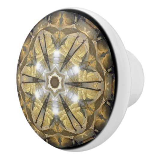 Keuken ~ Toscaanse kleuren ~  ~ Antiek ~ Keramische Knop (Rechts)