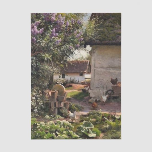 Keuken Tuin door Peder Mork Monsted Tissuepapier (Voorkant)