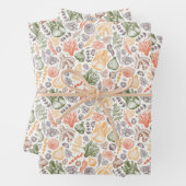 Keuken Tuin Plantaardig Patroon Inpakpapier Vel (In situ)