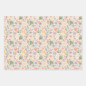 Keuken Tuin Plantaardig Patroon Inpakpapier Vel (Voorkant)