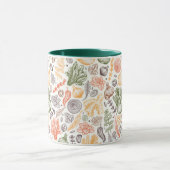 Keuken Tuin Plantaardig Patroon Mok (Midden)