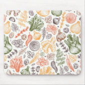 Keuken Tuin Plantaardig Patroon Muismat (Voorkant)