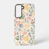 Keuken Tuin Plantaardig Patroon Samsung Galaxy Hoesje (Achterkant)