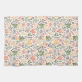 Keuken Tuin Plantaardig Patroon Theedoek (Horizontaal)