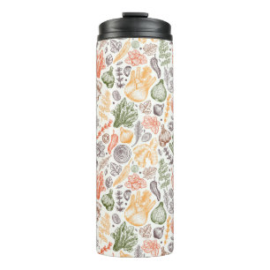 Keuken Tuin Plantaardig Patroon Thermosbeker