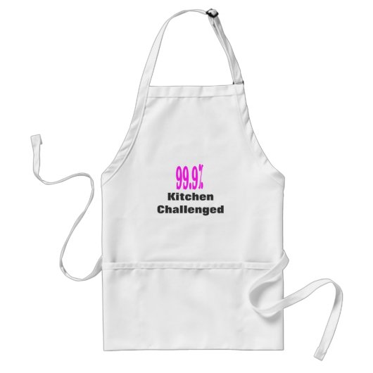 Keuken uitgedaagd Apron voor de slechte kook! Standaard Schort (Voorkant)