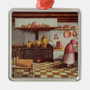 Keuken van het Hotel St.Lucas Metalen Ornament