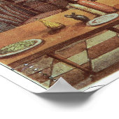 Keuken van het Hotel St.Lucas Poster (Hoek)