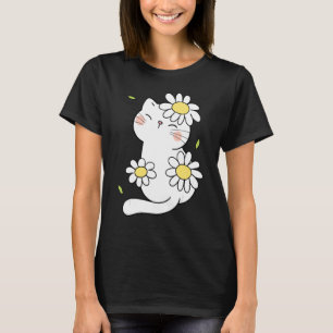 keuken van melkvesten met bloemen van melkvee t-shirt