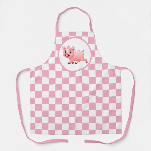 keuken van schattige liefhebbers schort (Voorkant)