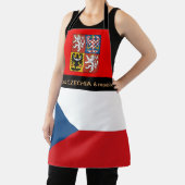 Keuken van Tsjechen en Tsjechische vlaggen Schort (Insitu)