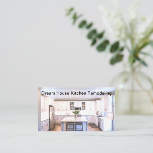 Keuken verbouwen & bouwen visitekaartje (Staand voorkant)