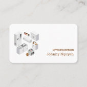 Keuken verbouwingskasten visitekaartje (Voorkant)