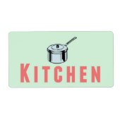 Keuken Verhuisdoos Label Sticker (Voorkant)