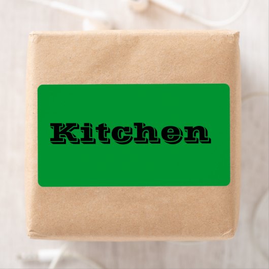 Keuken Verhuislabels in Groen Etiket (Insitu)
