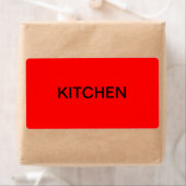 Keuken Verpakking & Verplaatsen Etiket (Insitu)