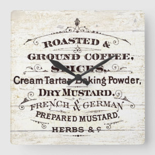  keuken vierkante klok