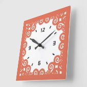 Keuken Vierkante Klok (Hoek)