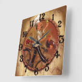 Keuken Vierkante Klok (Hoek)