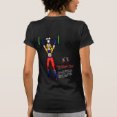 Keuken Vixen Vrouwen T-shirt Zwart (Achterkant)