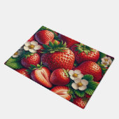 Keuken vloermat Aardbei Aardbeien Deurmat (Schuin)