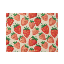 Keuken vloermat Aardbei Aardbeien